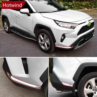 Hotwind ขอบกันชนหน้า หลัง สเตนเลส อุปกรณ์เสริม สําหรับ Toyota RAV4 RAV-4 2020-2022 O1X4 2 ชิ้น 4 ชิ้น