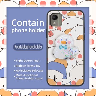 Kickstand Anti-knock Phone Case For Nokia C110 4G Dirt-resistant Fashion Design Anti-dust Cute Back Cover Waterproof Cartoon