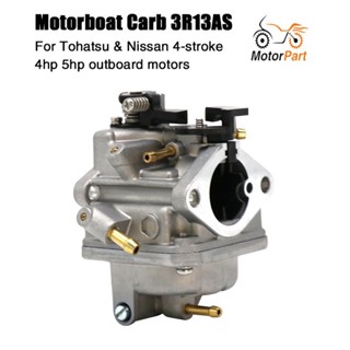 MOTOPARTS SHOP 4HP 5HP 4-Stroke 3R13AS Motorcycle Carburetor For Tohatsu&amp;Mercury Outboard Motors Dirt Bike