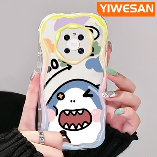 เคสโทรศัพท์มือถือ ซิลิก้าใส นิ่ม กันกระแทก ลายฉลามน่ารัก สําหรับ Huawei Mate 30 Pro Mate 40 Pro P30 Pro P40