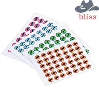 Bliss ตาปลาปลอมโฮโลแกรม 5D 3 มม. 6 มม. 9 มม. 12 มม. สําหรับตกปลา DIY 50 ชิ้น