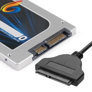 [Qcutable.th] อะแดปเตอร์สายเคเบิล USB 3.0 เป็น SATA 3 6Gbps รองรับฮาร์ดดิสก์ไดรฟ์ SSD 2.5 นิ้ว