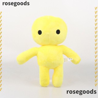 Rosegoods1 ขายดี ตุ๊กตาฟิกเกอร์ รูปปลาหมึกยักษ์ สีเหลือง ผ้าฝ้าย แบบนิ่ม ยืดหยุ่น สีเขียว ของเล่นสําหรับเด็ก