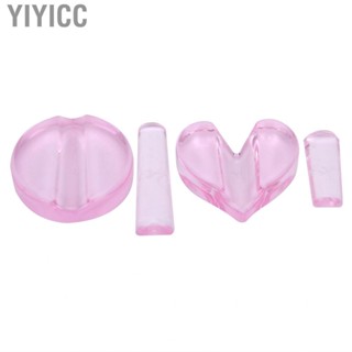 Yiyicc Nail Metal Curve Making Mold Slice Embossed Safe For Creating