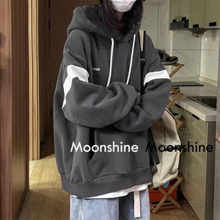 Moon เสื้อกันหนาว เสื้อคลุม ย้อนยุคในอเมริกา oversize 2023 NEW AG081105