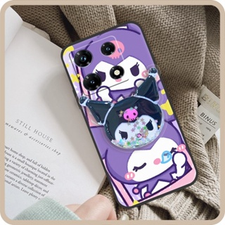 Fashion Design Back Cover Phone Case For infinix Note30 Pro/X678B TPU glisten protective drift sand Anti-dust Kickstand