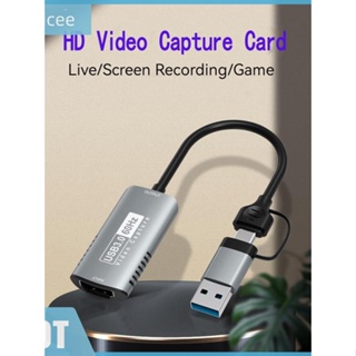 [Laicee.th] อะแดปเตอร์แปลงวิดีโอ HD เป็น Type-C USB3.0 HD 1080P 4K 60Hz สําหรับ Youtube Live Streaming