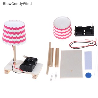 Blowgentlywind ชุดของเล่นโคมไฟตั้งโต๊ะ ขนาดเล็ก DIY สําหรับเด็ก