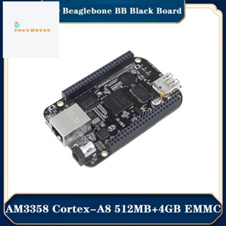 บอร์ดทดลอง สีดํา สําหรับ Beaglebone BB Black Embedded AM3358 Cortex-A8 512MB DDR3+4GB EMMC BB Black AI Linux ARM