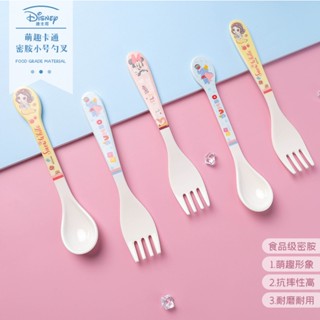 Spot second hair# Disney melamine childrens spoon Fork baby feeding tableware 8.cc