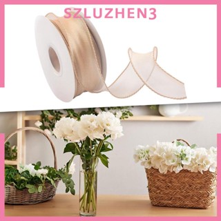 [Szluzhen3] ริบบิ้น แบบใช้สาย สําหรับตกแต่งต้นคริสต์มาส DIY