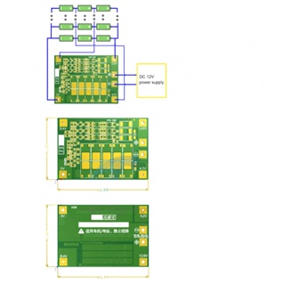 ⚡NEW 8⚡3S 4SLi-ion Lithium Battery Charger BMS Protection Board Module 40A 60A