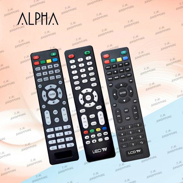 Alpha รีโมททีวี LCD/LED รีโมททีวี/รีโมทแอร์/รีโมท/รีโมด