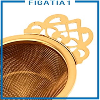 [figatia1] ที่กรองชา แบบสเตนเลส ด้ามจับคู่ สําหรับชงชากาแฟ เครื่องเทศ เครื่องปรุง