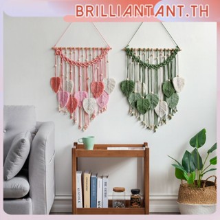 DIY Feather Leaf Tapestry ชุดวัสดุอุปกรณ์ครบชุด Creative Room แขวนผนังของตกแต่งโบฮีเมียน