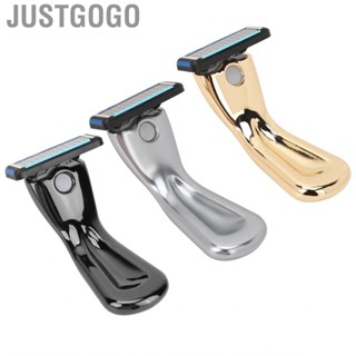 Justgogo Manual Precise Washable  Men Six Blades for Travel