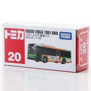 Tomy Tomeika โมเดลรถยนต์ โลหะผสม สไตล์ญี่ปุ่น ของเล่นสําหรับเด็กผู้ชาย 20 Isuzu Toei BUS รถบัส879718