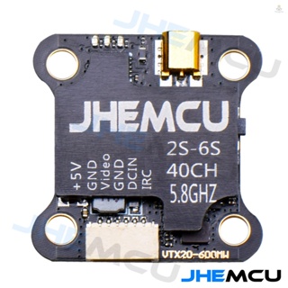 Funygame JHEMCU VTX20-600 เครื่องส่งสัญญาณ FPV 5.8G 40CH 25mW 100mW 200mW 400mW 600mW 7-26V ปรับได้ สําหรับโดรนแข่งขัน FPV