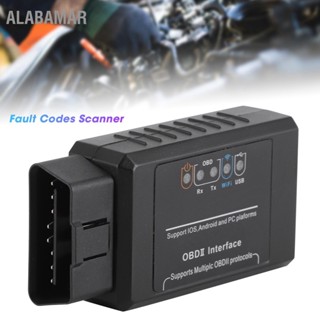 ALABAMAR WiFi USB Fault Codes Reader OBD2 Scanner Multi-Function Diagnostic Tool for 12V Gasoline Vehicle