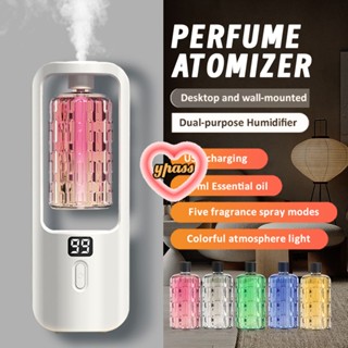 CYREAL เครื่องเพิ่มความชื้นในอากาศเครื่องฟอกอากาศ Humidifer สำหรับอโรม่าในโฮมออฟฟิศรถไฟกลางคืน 7 สี