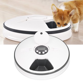  Pets Shop เครื่องให้อาหารสุนัขอัตโนมัติแบบตั้งเวลา Smart Partion Control Dog Dispenser พร้อมระบบเตือนด้วยเสียงสำหรับสุนัขขนาดเล็ก