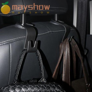 Mayshow ตะขอแขวนเสื้อผ้า อเนกประสงค์ สําหรับติดเบาะหลังรถยนต์ กระเป๋าถือ