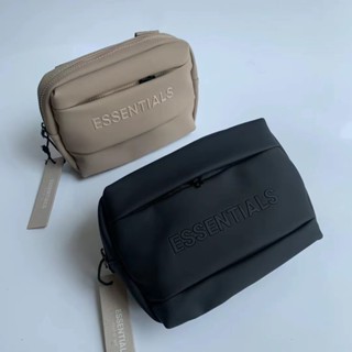 Fog FEAR OF GOD Essentials กระเป๋าคาดอก คาดเอว หนัง PU ด้ายคู่