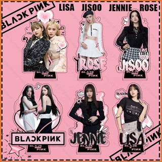 Yt3 ฟิกเกอร์อะคริลิค รูปศิลปินเกาหลี BLACKPINK JISOO JENNIE LISA ROSE HD สองด้าน สําหรับตกแต่งบ้าน