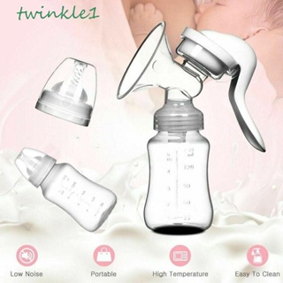 Twinkle1 เครื่องปั๊มนมซิลิโคน PP แบบแมนนวล 150 มล. สะดวกสบาย อุปกรณ์เสริม สําหรับให้นมเด็ก