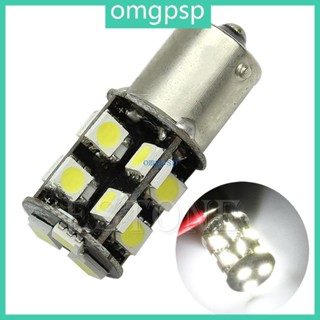 Omg หลอดไฟเลี้ยว LED 12V 1156 5050 BA15S 1129 สําหรับรถยนต์