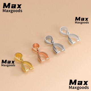 Maxg เข็มกลัด เงินแท้ 925 สําหรับทําเครื่องประดับ สร้อยคอ DIY 3 ชิ้น