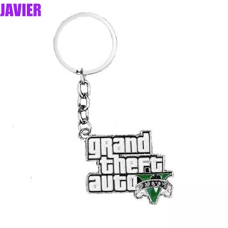 Javier Game GTA V พวงกุญแจ สําหรับแฟน PS4 Xbox PC เกม ของขวัญวันเกิด กระเป๋า จี้ เกม GTA ที่ใส่กุญแจ