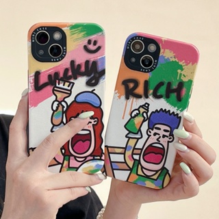 Compatible เคสไอโฟน สำหรับ Case Cartoon เคส iPhone ซิลิโคน กรณีโทรศัพท์หนังคุณภาพสูง ใช้สำหรับiPhone 14 pro max 11 13 13pro 13promax ใช้สำหรับ iPhone 14 12 pro max