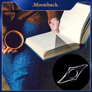 &lt;moonback&gt; ที่คั่นหนังสือ น้ําหนักเบา ป้องกันการสึกหรอ อุปกรณ์เสริม สําหรับอ่านหนังสือ