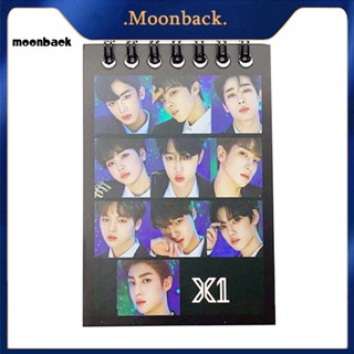 &lt;moonback&gt; สมุดโน๊ตไดอารี่ พิมพ์ลาย BTS แบบเกลียว อุปกรณ์เครื่องเขียน สําหรับโรงเรียน สํานักงาน