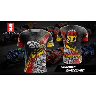 เสื้อกีฬาแขนสั้น ลายทีม Highway Sublimation Challange Jersey 3 มิติ แฟชั่น