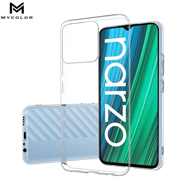 เคสใส ใช้สำหรับ Realme Narzo 50 50i 50A Prime 30 30A 20 20A 10 10A Pro 5G 4G 2022