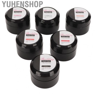 Yuhenshop Nail Extension Solid Gel  Nail Sculpture Gel Long Lasting 6pcs  for Salon