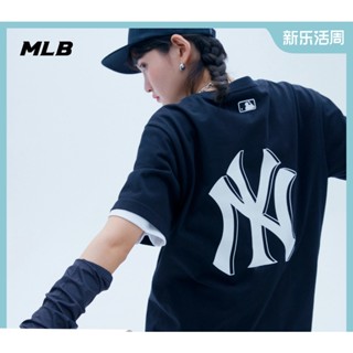 VDMlb เสื้อยืดลําลอง แขนสั้น พิมพ์ลายโลโก้ ทรงหลวม ขนาดใหญ่ สไตล์สปอร์ต แฟชั่นสําหรับผู้ชาย และผู้หญิง