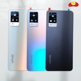 เคสแบตเตอรี่ พร้อมกระจกกล้อง แบบเปลี่ยน สําหรับ Vivo V21 4G 5G V2066 V2108 V2050