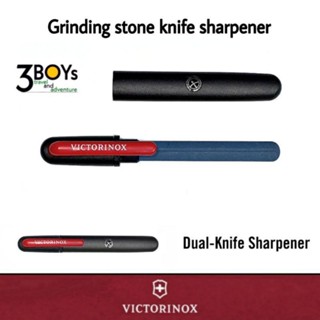 มีดพับ ที่ลับมีด Victorinox Dual knife Sharpenerสีดำ 4.3323