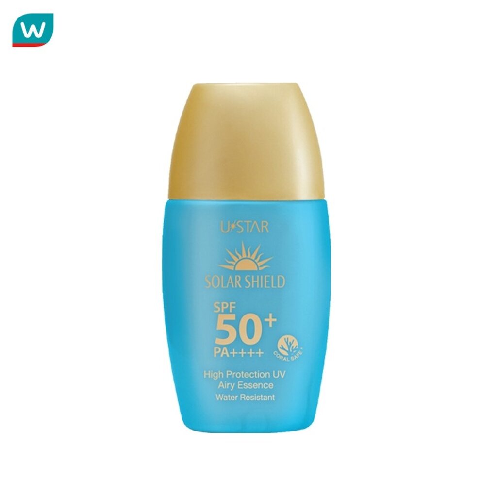 Ustar ยูสตาร์ โซล่าร์ ชีลด์ ไฮ โพรเทคชั่น ยูวี แอรี่ เอสเซนส์ SPF50+ PA++++ 10มล.