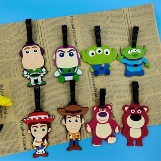 Disney ป้ายแท็กกระเป๋าเดินทาง ลายการ์ตูนดิสนีย์ Toy Story น่ารัก แบบพกพา ป้องกันการสูญหาย