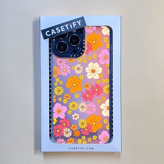 Casetify X เคสโทรศัพท์มือถือ PC TPU แข็ง ลายดอกทานตะวัน สําหรับ IPhone 14 Pro MAX 14 Plus 13 Pro MAX 12 Pro MAX 11 Pro MAX XS MAX XR X