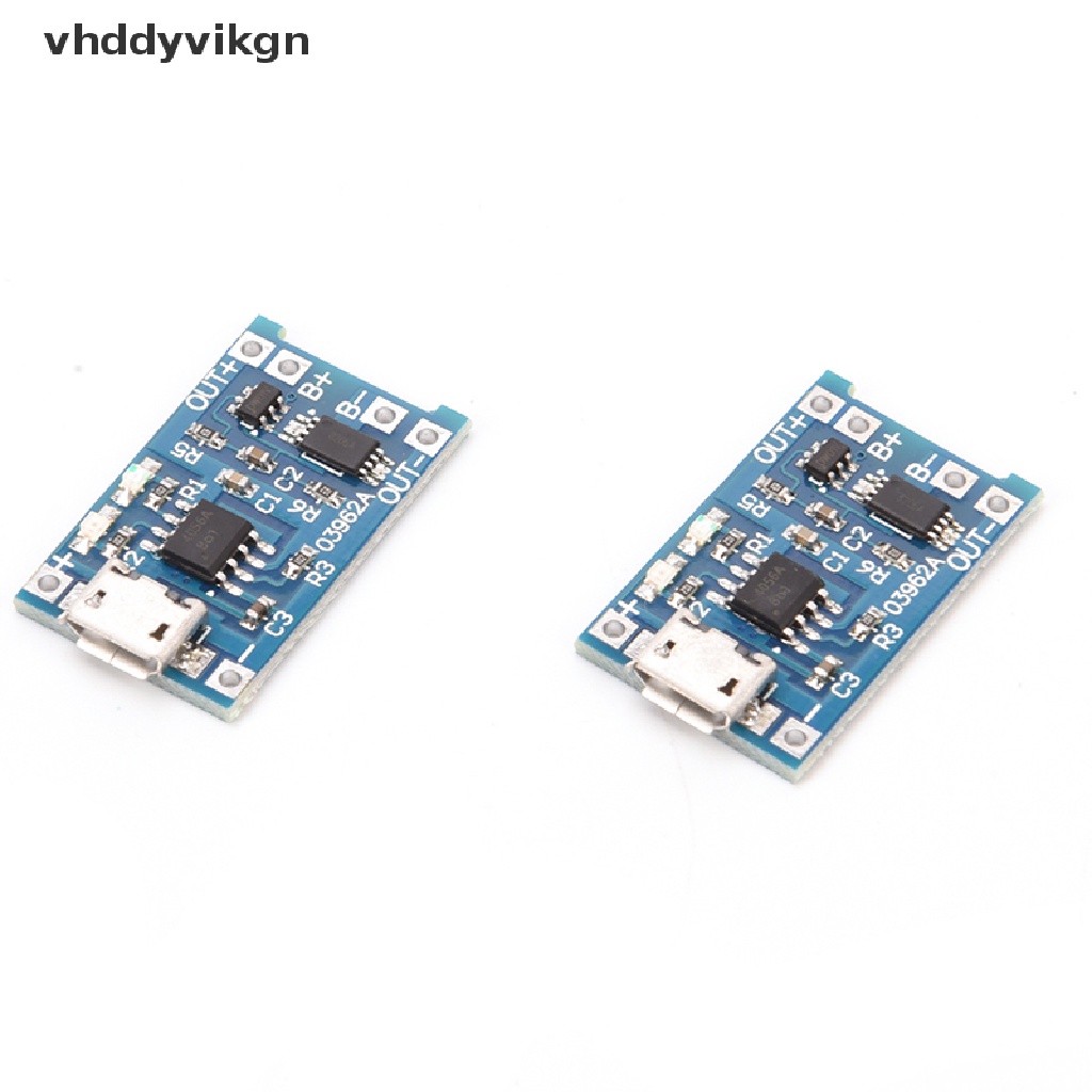 VHDD 2PCS TP4056 5V 1A USB 18650 Lithium Charger บอร์ดโมดูลป้องกัน
2PCS TP4056 5V 1A USB 18650 Lithi