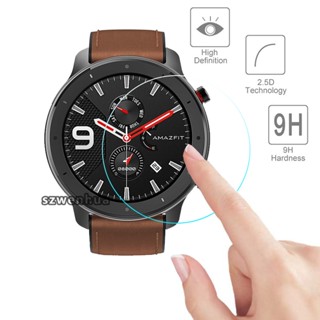 กระจกนิรภัยกันรอยหน้าจอ 2.5D 9H สําหรับ Huami Amazfit GTR 47 มม. 42 มม.