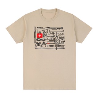 เสื้อยืด ผ้าฝ้าย พิมพ์ลายการ์ตูน Glock Cool Pistol perfection We Trust Gun Weapon Handgun อินเทรนด์ สําหรับผู้ชาย และผู้