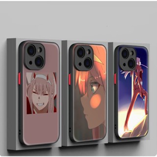 เคสโทรศัพท์มือถือแบบนิ่ม ลาย DARLING in the FRANXX zero two 40IH สําหรับ iPhone SE SE2 SE3 7 8 Plus XR XS Max 11 Pro Max