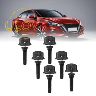 เซนเซอร์วัดความดันลมยางรถยนต์ TPMS สําหรับ Nissan Altima Leaf 2018-2023 6 ชิ้น 407006Ua0a 40700-6UA0A