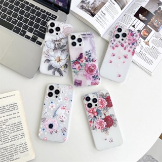 เคสโทรศัพท์มือถือ แบบใส ลายดอกไม้น่ารัก สําหรับ Samsung Galaxy A12 A22 A32 A52s A52 A72 5G 4G A70 A70s A50 A50s A30s A30 A20